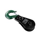 4180 Snatch Block w/Hook (3/8 Wire x 3 sheave)