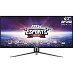 MSI MAG 401QR - 40 Inch UWQHD Esports Gaming Monitor - 3440 x 1440 IPS Panel, 155 Hz / 1ms, VESA - Display Port 1.4a & HDMI 2.0 & Type C Port