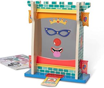 Melissa & Doug Fun at The Fair! Wooden Double-Sided Funhouse Mirror