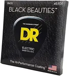 DR Strings BKB-45 BLACK BEAUTIES™ - BLACK Coloured Bass Strings: Medium 45-105