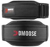 DMoose Weight Lifting Belt for Men & Women - 2 in 1 Neoprene Belt with Auto-Locking System - Optimal Back Support for Home & Gym Weightlifting Workouts - Perfect for Squats