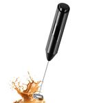 Milk Frother Silreck Handheld Milk Frother I Electric Milk Frother for Coffee Latte Cappuccino I Automatic Drink Milkshake Mixer and Egg Beater (Black)