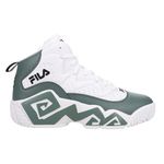 Fila Men's Mb Sneaker, White/Dark Forest/Black, 12