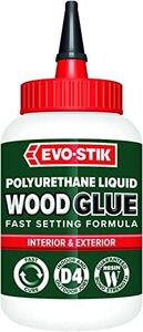 EVO-STIK Polyurethane Liquid Wood Glue, Water Resistant, Extra Strong, Fast Setting, Suitable For All Wood Types, 500ml