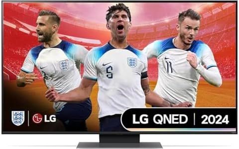 LG 55QNED87T6B 55-Inch 4K UHD Smart TV, (α8 AI Processor, Freeview Play and Amazon Alexa, 120Hz), Essence Graphite [Model 2024]