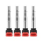 Ignition Coil Pack, 4Pcs Ignition Coil System for MK5 and MK6 GTI Jetta Rabbit Golf A4 A5 A6 A7 Q5 06E905115E 06E905115F 07K 905 715F