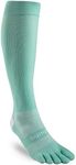 Injinji Women's Ultra Compression OTC Sock, womens, #N/A, Jade, Medium/Large