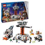 LEGO City Space Base and Rocket Launchpad Set, Toy for 8 Plus Year Old Boys & Girls, Featuring a Spaceship, 6 Minifigures, Robot and 2 Alien Figures, Gifts for Kids Who Love Cool Toys 60434