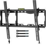 BONTEC Tilting TV Wall Mount for Most 37-86 inch LED OLED LCD Flat Curved Screen TVs, TV Wall Bracket Holds up to 75KG, Max VESA 600 x400mm