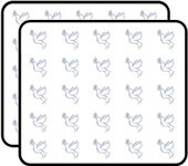 50 PCs Periwinkle Blue Love Dove with Leaf Branch 1" Stickers Decals Laptop Notebook Phone Waterproof Vinyl Trendy