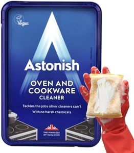 Astonish Oven & Cookware Cleaning Paste For Glass, Appliances, Ceramics, Stovetop & Pyrex - All Purpose Kitchen Cleaner - Heavy Duty Stainless Steel Degreaser Removes Baked On Grease & Grime, 150g Tub