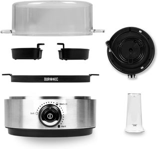 Duronic Electric Egg Boiler – 7-Egg Steamer & Poacher, Automatic Cooker
