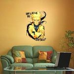 Artistic Decals Naruto Uzumaki Wall Vinyl Decal Top Anime Art Sticker Decor For Home Bedroom Design (Multipack Of 1 (Size 41X59Self-Adhesive, Wall, 410 Mm)