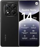 xiaomi Redmi Note 14 Pro 5G smartphone, 12+512GB, Black, 200MP pro-grade AI camera, IP68, 45W turbo charging with 5110mAh battery, AI features (no charger included), 2 year Warranty
