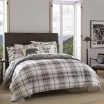 Eddie Bauer Alder Plaid Comforter Set, Charcoal, Full/Queen