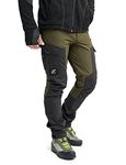 RevolutionRace Men's RVRC GP Trousers, Durable Trousers for Hiking, Walking, Exploring and All Other Outdoor Activities, Dark Olive, M