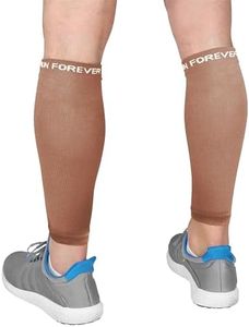 Run Forever Calf Compression Sleeves for Men and Women - Leg Compression Sleeve - Footless Compression Socks for runners
