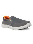 Bata Mens Slipon Walking Shoes Trek Grey, 6 UK Size- 8