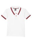 FBAR Kids Polo Neck Short Sleeves Cotton T-Shirt (FBKDMDB-0214-7-8Y) Milky White