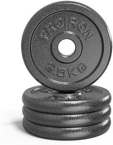 PROIRON Gym Quality Fitness Exercise Solid Cast Iron Weight Plate Discs 4 x 2.5KG