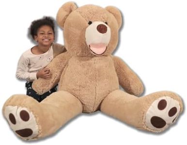 bananair - Orsacchiotto Gigante XXL, Teddy Bear Orso Enorme Giocattolo Regalo Regalo Compleanno Natale Bambino Feste (Beige, 160cm)