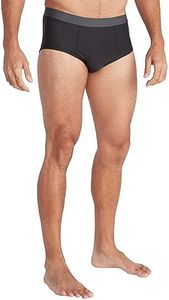 ExOfficio Men's Standard Give-N-Go 2.0 Brief, Black, Medium