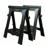 Stanley 060864R 2 Count Folding Sawhorse