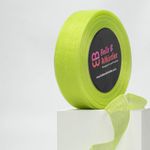 Organza Ribbon Decoration, Gift Wrapping, Multi-Purpose Use 50Yards (Lt. Yellow)