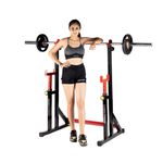 GAMMA FITNESS Multi Functional Fully Adjustable Squat Stand, Bicep Stand, Barbell Stand SS-670 For Squat Exercise For Home Gym | Commercial Use