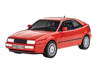 Revell Gift Set 05666 35 Years VW Corrado“ 1:24 Scale Unbuilt Plastic Model Kits with Contacta Professional Glue, Paintbrush & Selected Aqua Color Paints
