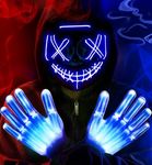 letosan Halloween Mask LED Light Up