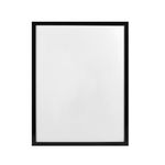 Teqooza 12x16 inch Picture Frames, Compatible With 30x40 cm Without Mat, for Arts or Photos or Posters, Black Frame with Acrylic Protection and Hanging Kit, Pack of 1