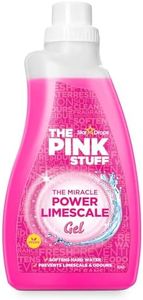 The Pink Stuff Miracle Power Limescale Gel (1L) - Prevent Limescale and Odours in Your Washing Machine - Vegan Friendly Limescale Remover and Hard Water Softener