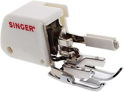 SINGER | Even Feed Walking Presser Foot - Fork, Perfect for Matching Stripes & Plaids, Quilting & Sewing with Pile Fabrics