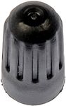 Dorman 609-154 TPMS Long Black Plastic Sealing Valve Stem Cap, Pack of 50