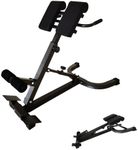 ComMax Hyperextension Roman Chair Back Extension Bench Foldable Fitness Machine for Home Gym Adjustable Waist Abdominal Back Machine