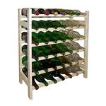 Midwest Homebrewing and Winemaking Supplies Vinland 42 Bottle Wine Rack, 7 Wide by 6 high