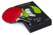 Butterfly Ovtcharov Expert Table Tennis Bat, Professional Table Tennis Bat for Advanced & Competition Players, ITTF Approved for Competitions, Extremely Grippy/Sticky Pads for Maximum Spin