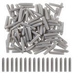 100 Pieces Dishwasher Rack Caps Silicone Dishwasher Rack Tip Tine Cover Caps Dishwasher Protection Prongs Rust & Scratch Fits All Dishwasher Models, Gray