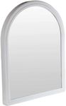 HOPE KART Plastic Mirror Wall Hanging for Bathroom Bedroom Dressing Table Makeup Beauty Mirror Washbasin Livingroom, 3mm (Arch, 10x13 (Frame Size) / 9x12 (Glass Size))