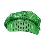 Green Sequin Newsboy Cap / Brando Hat / Disco Cap [Toy]