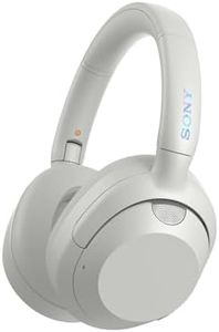 Sony ULT WEAR - Kabellose Kopfhörer mit Noise Cancelling, ULT Power Sound, ultimativer Deep Bass, selbem Prozessor wie WH-1000XM5, klare Anrufe, 30 Stunden Akkulaufzeit, iOS und Android - Weiß