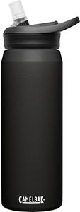 CamelBak eddy+ Water Bottle with Straw 25oz - Insulated Stainless Steel, Black