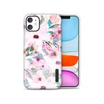 iPhone 11 Case Vintage Floral, Akna GripTight Series High Impact Silicon Cover with Ultra Full HD Graphics for iPhone 11 (Graphic 102156-C.A)