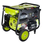 Böhmer-AG WX-5000K-e Portable Petrol Generator 7.5Kw 12V DC Output Electric Key Start Outdoor 13Hp 4-Stroke OHV Engine with 2 UK 240V Standard Plug Sockets