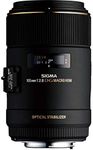 Sigma 258101 105mm f/2.8 EX DG OS HSM Macro Lens Canon DSLR Cameras, Black