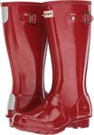 Hunter Kids's Original Gloss Boot Military Red, Size 4