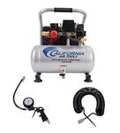 California Air Tools 12V1P10S Light & Quiet .12 Volt, 1.0 Gal. Steel Tank Portable Air Compressor