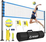 Portable Volleyball Net Set for Bac