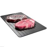 Defrosting Tray,Rapid Defrost Tray Quick Defrost Board Fast Thaw Frozen Food Defrosting Plate Aluminium Meat Board for Home Kitchen Cooking 30 * 20CM